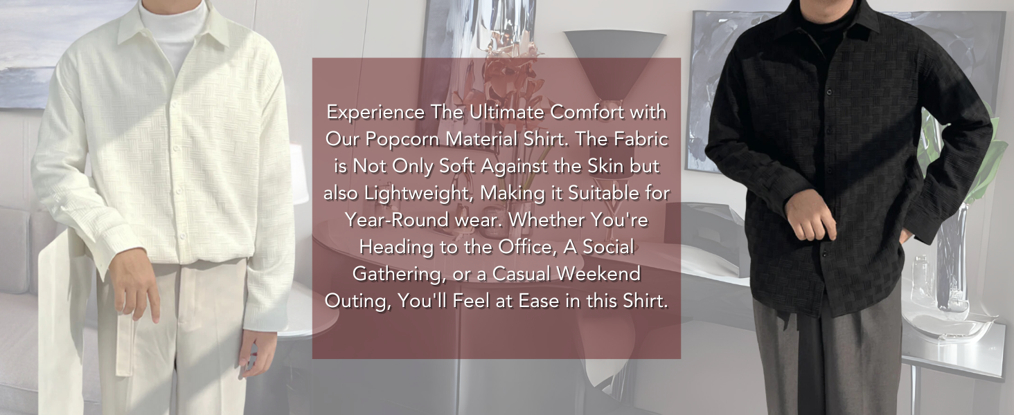 crochet shirt for men half full sleeve solid color cotton blend material round neck printed collar