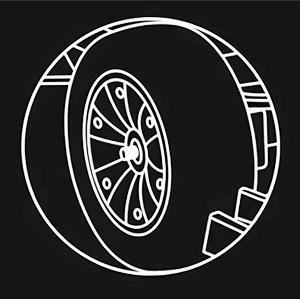 Ninebot Gokart Front Wheel