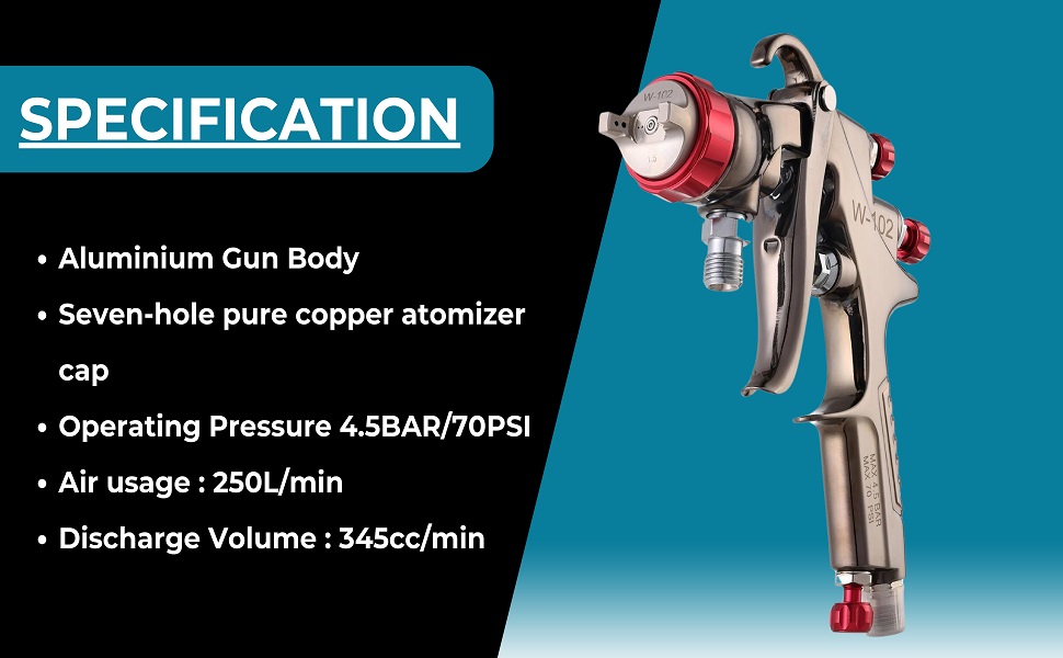 Seven-hole pure copper atomizer
