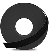 GSCIT Club Black Edge Banding, 3/4 inch x 25ft Melamine Edge Banding with Hot Melt Adhesive Pre-g...