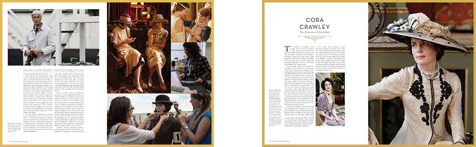 Costumes of Downton Abbey sample pages.