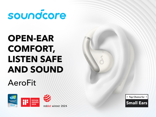 Amazon.com: Soundcore by Anker, AeroFit Open-Ear Headphones