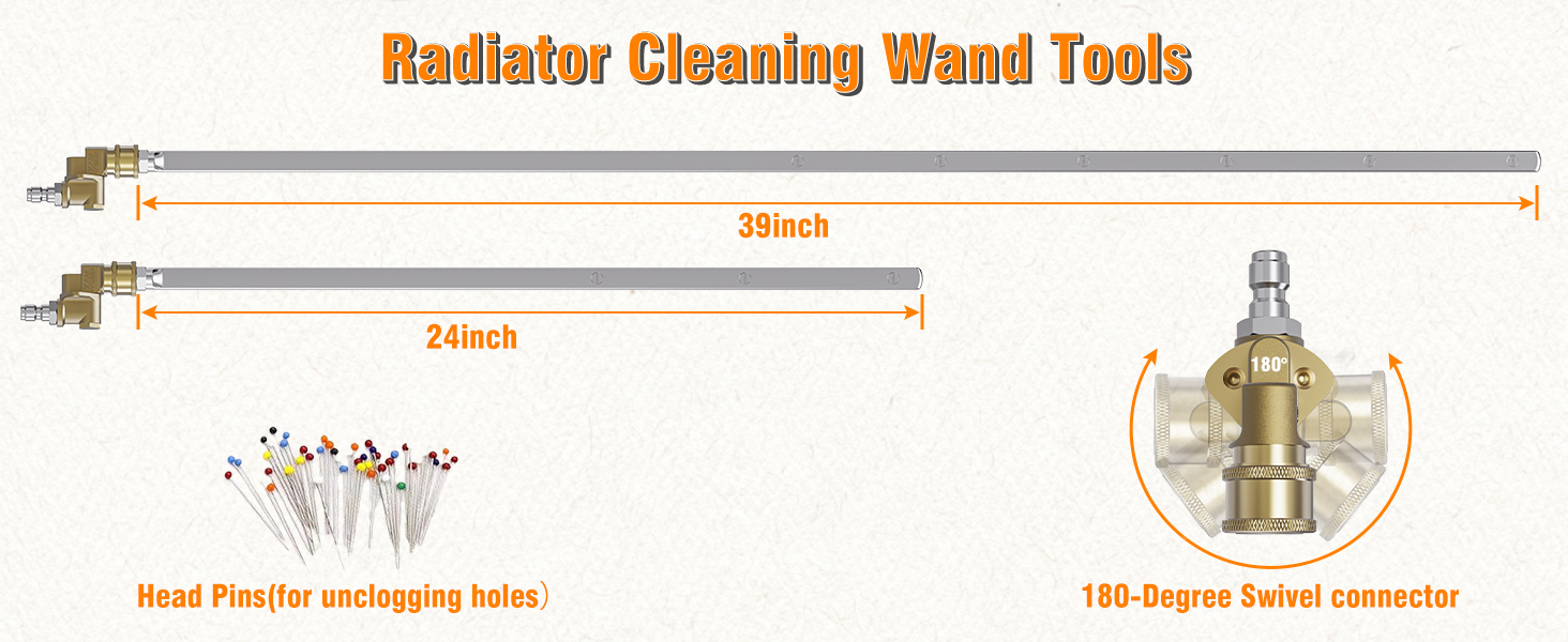 Radiator Cleaning Wand