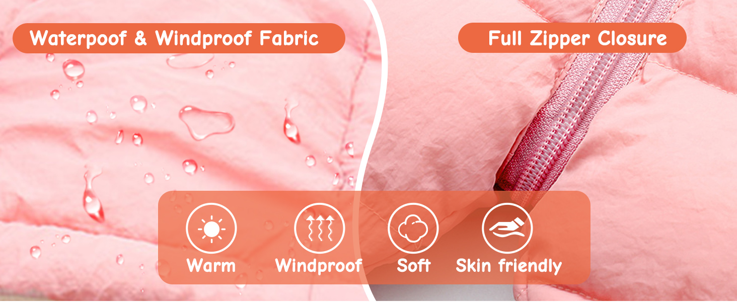 Newborn Thick Zipper Jumpsuit