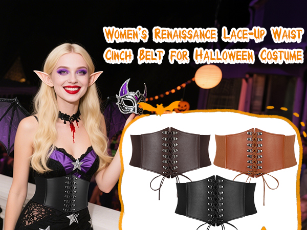 adjustable costume Lovat AC-069 サイズ60 XZQTIVE Renaissance Corset Belt for Women Vintage Lace-up