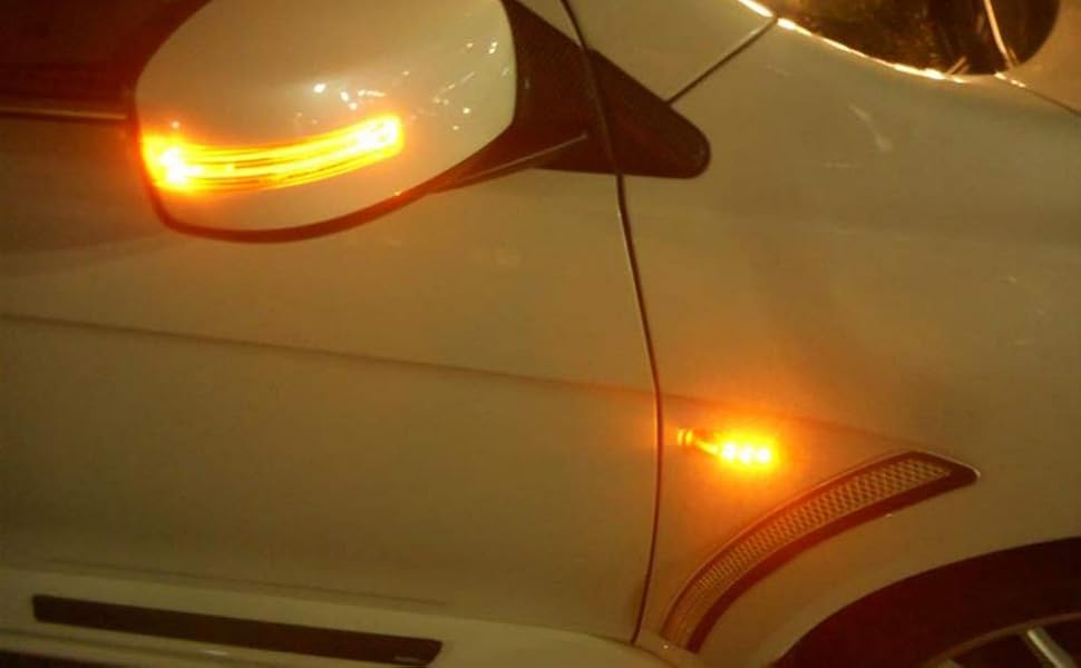 M18 スモークイエロー Amazon.com: iJDMTOY Smoked Lens Amber Full LED Front Side