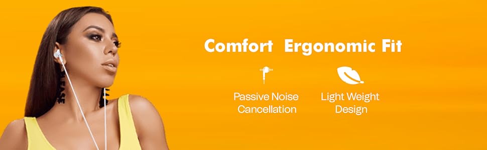 Wired Earphones, In Ear wired earphones, Dhwani D20 earphones, Best Earphones, High Bass earphones