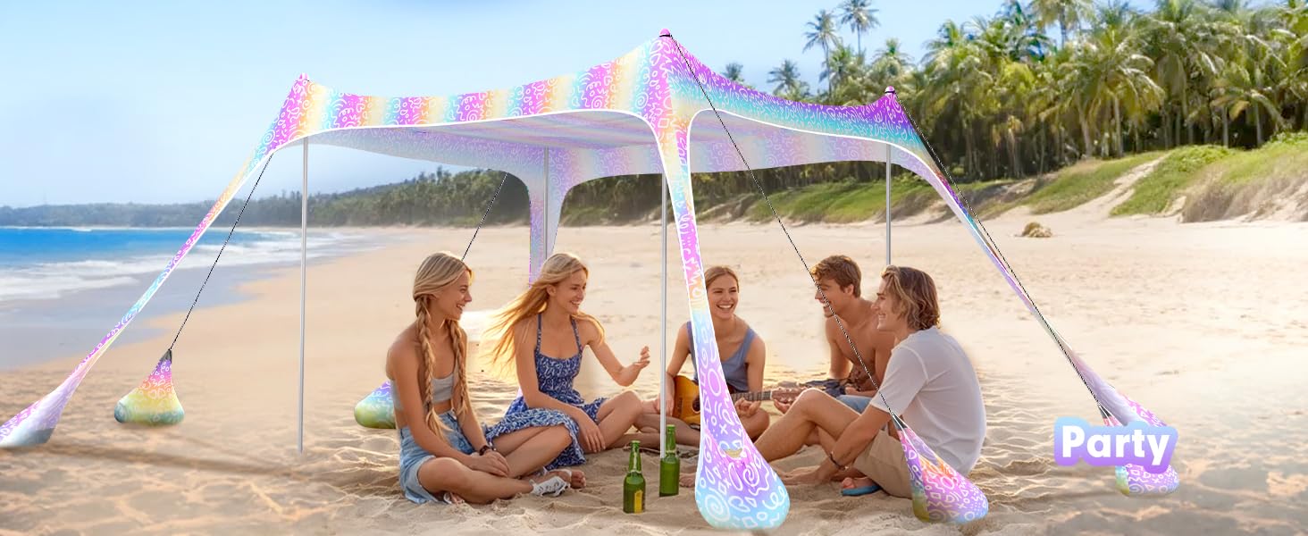 beach shade tent