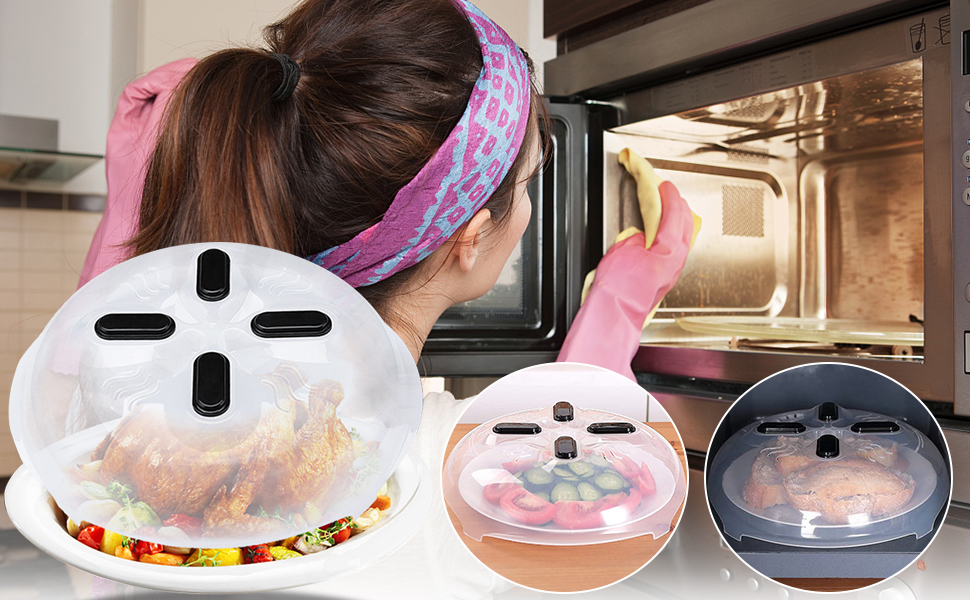 Microwave Splatter Cover Microwave Cover with Microwave Cover