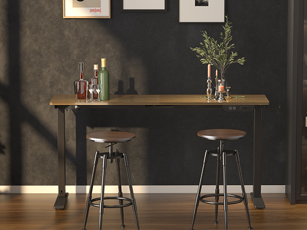 Amazon｜FLEXISPOT 電動昇降バーテーブル 電動式ベッドテーブル ハイ