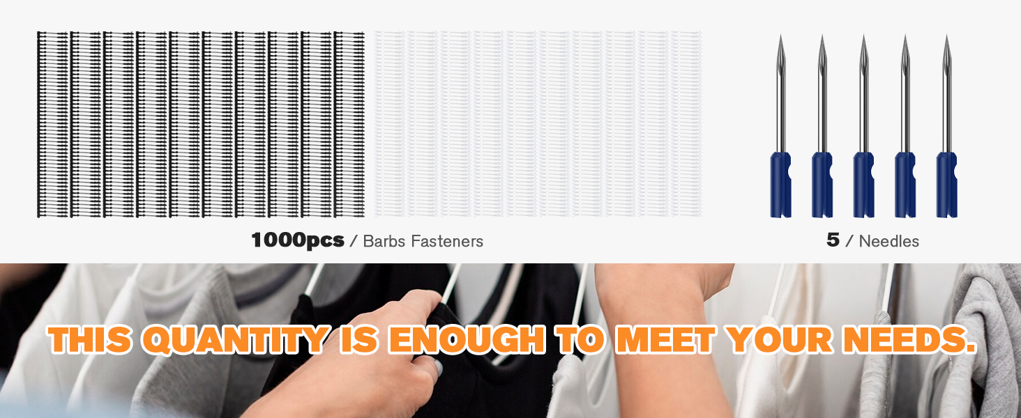 Tag Gun for Clothes Handheld Stitch Gun Quick Clothing