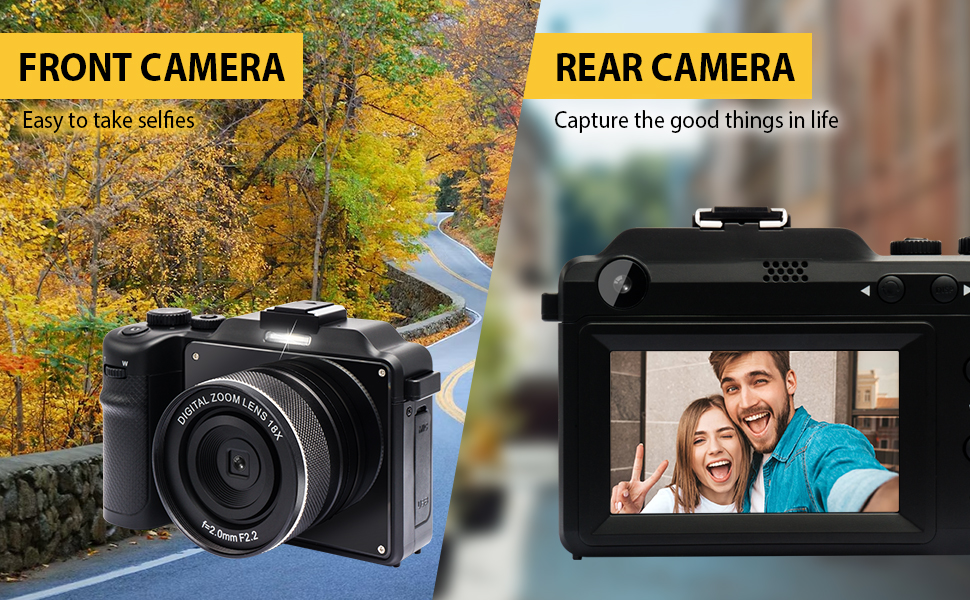 Amazon Canada Digital Camera 4k Video Camera Compact Camera 48MP 3.0