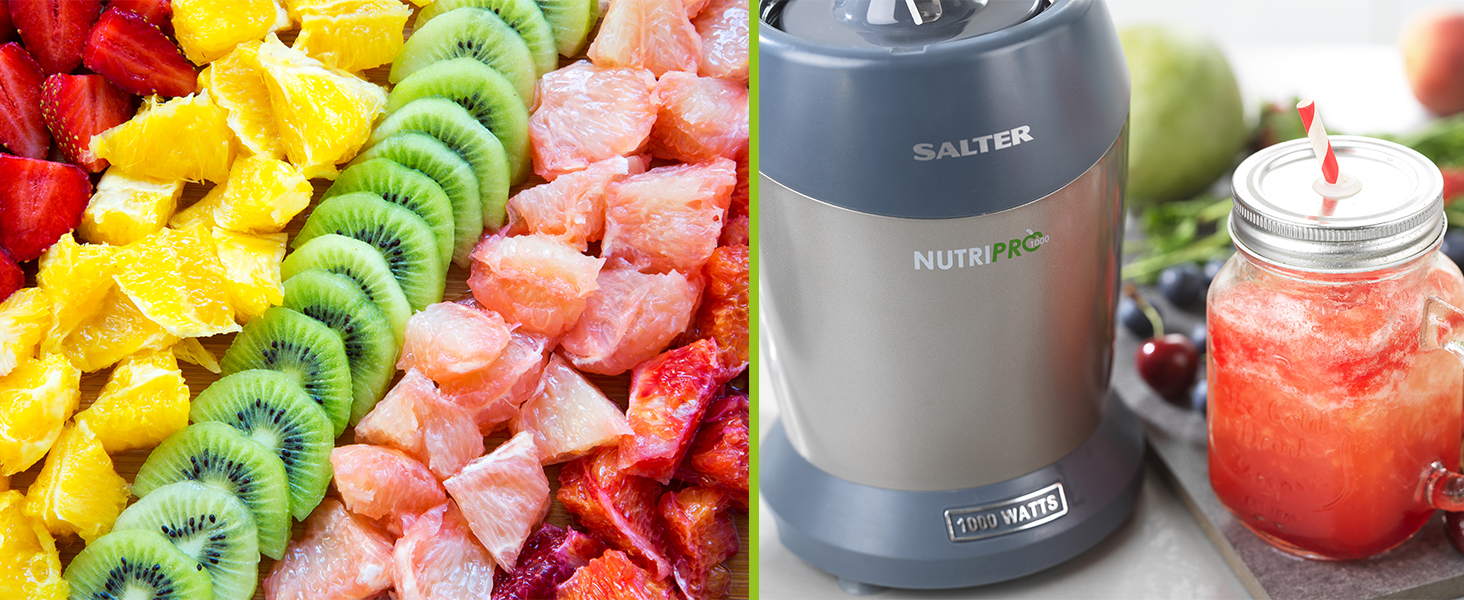 cocktail and smoothie drink maker with fresh fruit