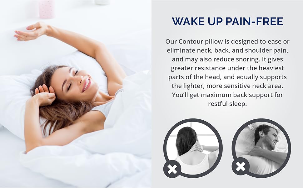woman waking up from a comfortable sleep