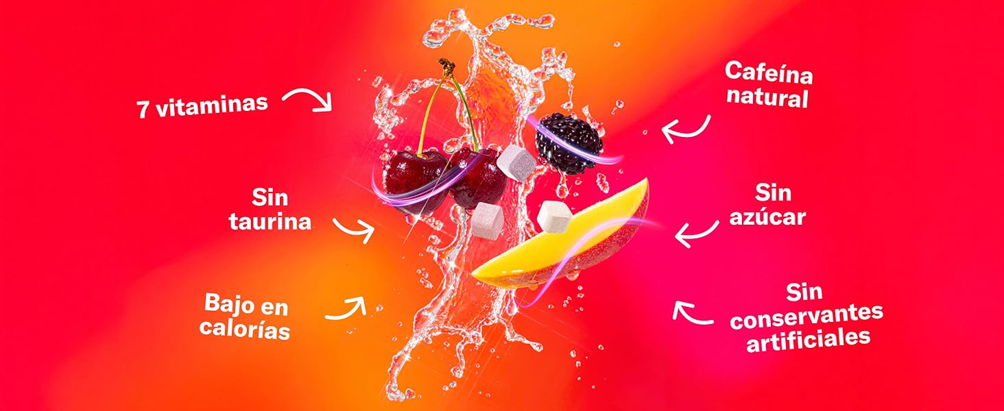 waterdrop bebida energetica energy drink cafeina pura saborizantes para agua