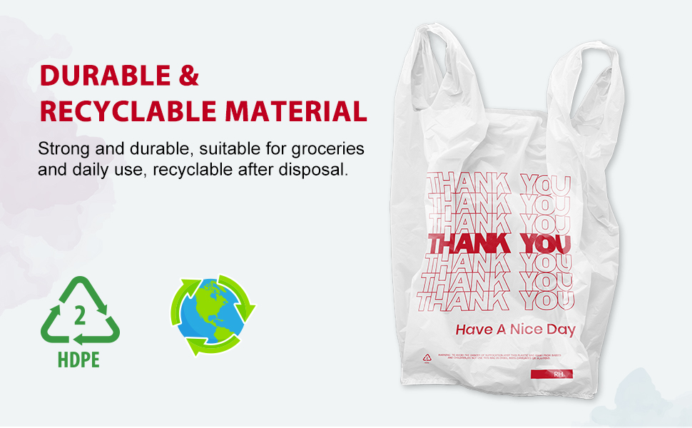soeos thank you bag plastic bag shopping bag for grocery