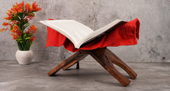 Wooden rehal, Quran stand, Quran stand, Wooden book holder, Islamic reading stand