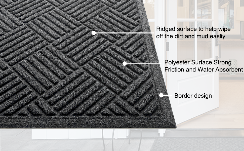 Artnice Front Door Mats, Durable Back Door Rugs for Inside House