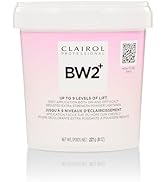 Clairol Professional BW2+ Extra Strength Powder Lightener, Up to 9 Levels of Lift for Hair Highli...