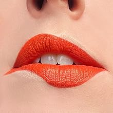 A medol demonstating lip palette