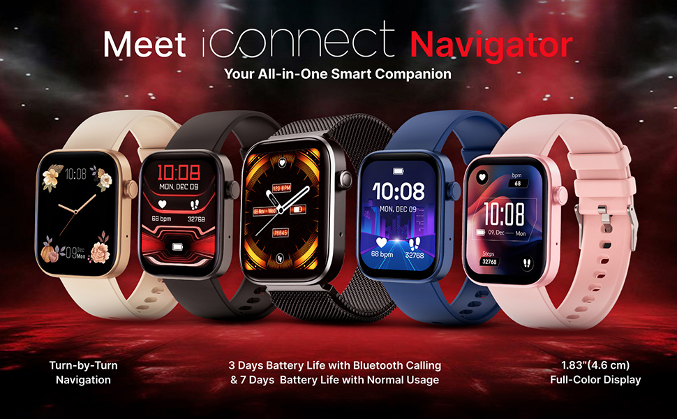 iConnect Navigator Timex Smart Watch Smartwatch