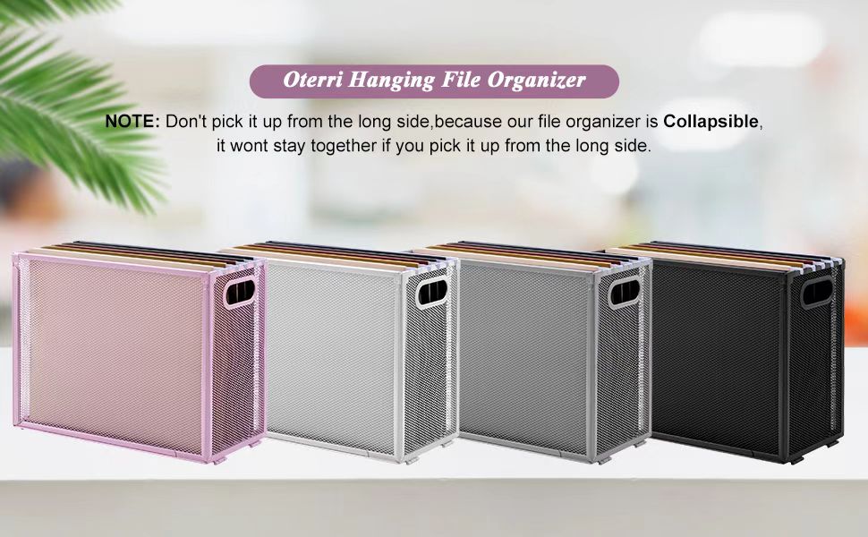 Oterri Hanging File Organizer, Portable Desktop File