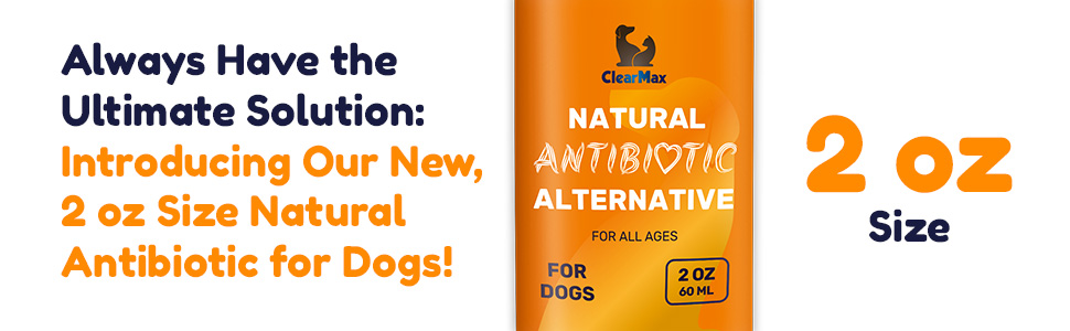 antibiotic 2oz, for dogs, herbal supplement 