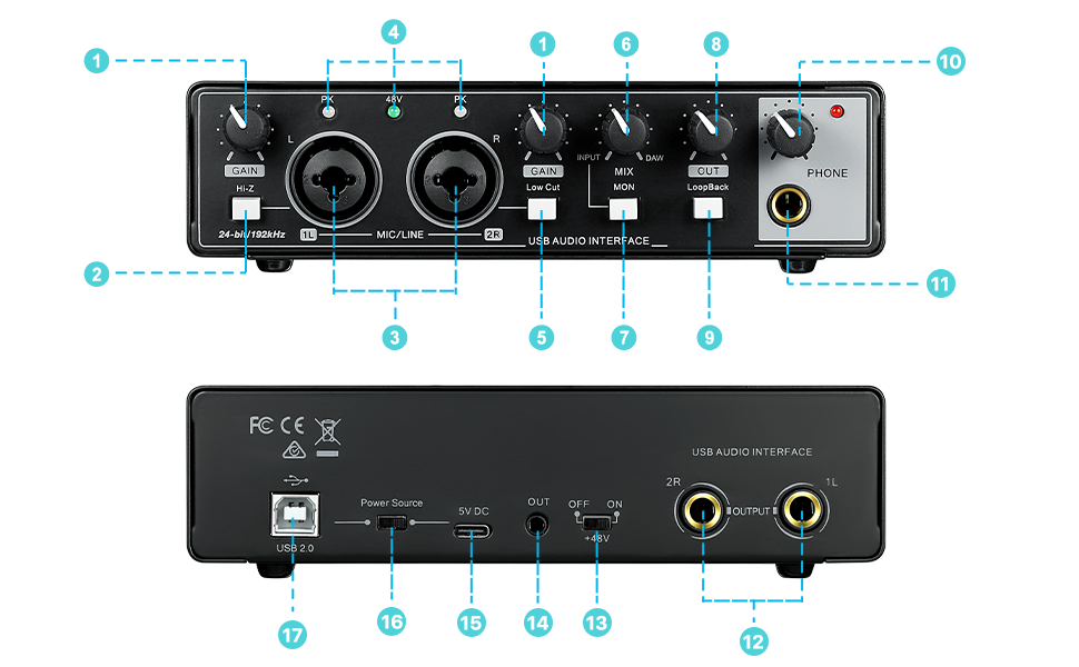 audio interface 2i2