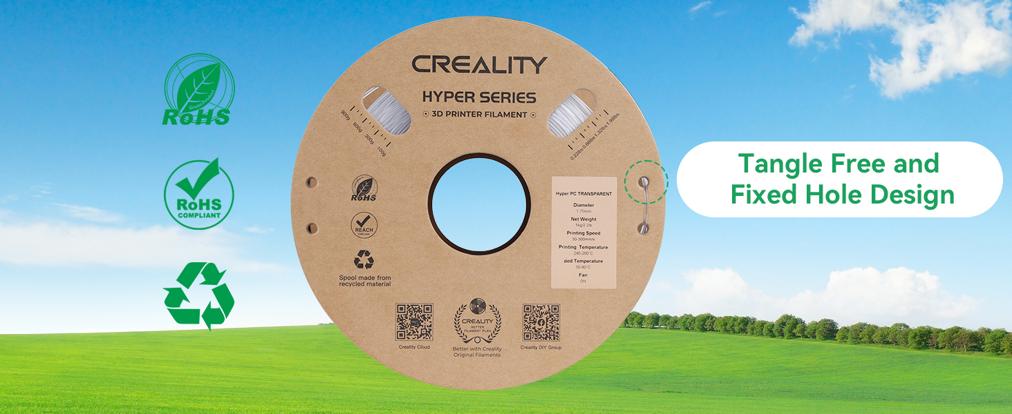 creality hyper pc filament 1.75mm