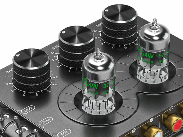 Amazon | Ampapa A1 真空管 フォノプリアンプ ＆ ヘッドフォン