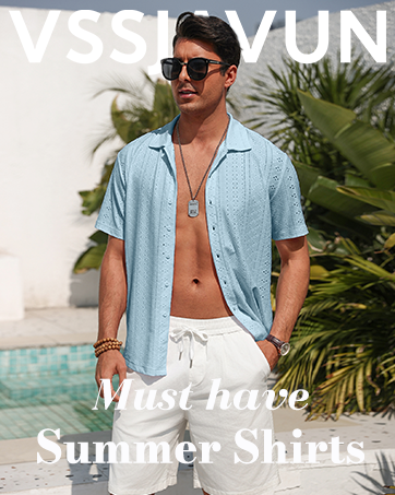 Mens Short Sleeve Button Down Shirts