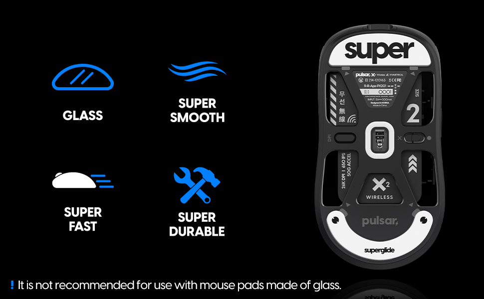 Razer Viper V2 Pro +Pulsar Superglideソール Amazon.co.jp: Superglide2(Type C) マウスソール for Razer