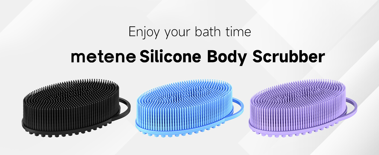 Metene Silicone Body Scrubber