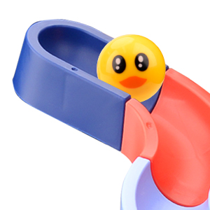Vibbang Bath Toys for Toddlers, Baby Bath Toys Water Slide With Wind-Up Duck, Water Track Bathtub Toys, Interactive Ferris Wheel Bath Toys, Bath Duck Slide Toy, DIY Educational Watermill Toy (48 Pcs) 18 Bath Toys for Toddlers Baby Bath Toys Water Slide Water Track Bathtub Toys