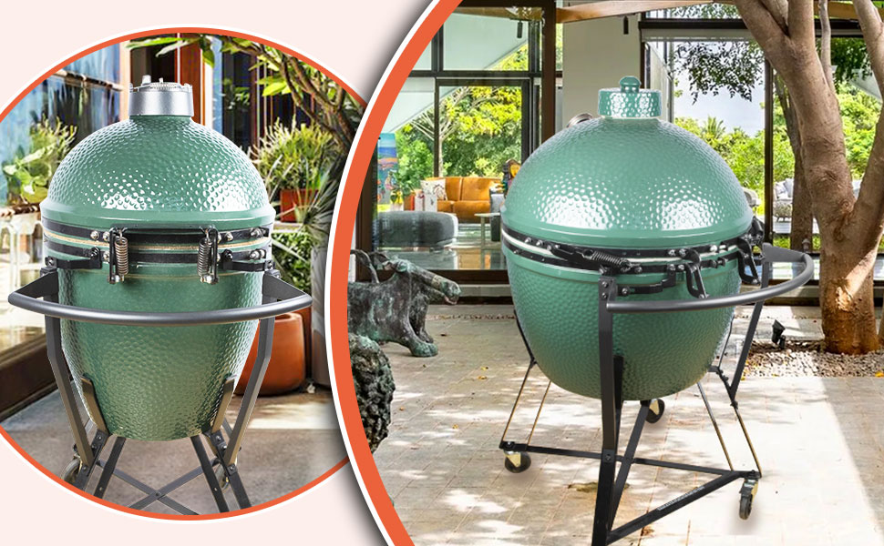 Nest Handler for Big Green Egg Nest,Green Egg Genius fit