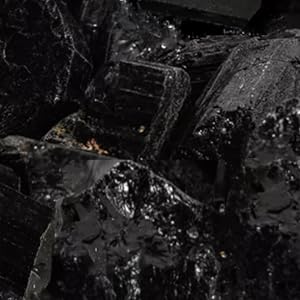 Schwarzer Turmalin Rohfelsen eusice