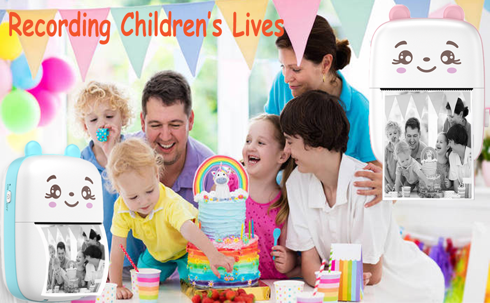 Funducts Mini Pocket Printer Portable Thermal Printer