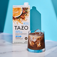 Skinny Chai Mix with a latte