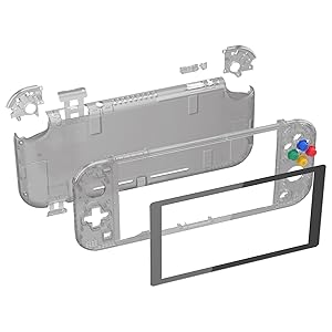 Amazon.co.jp: eXtremeRate switch liteに対応用クリア素材のDIY