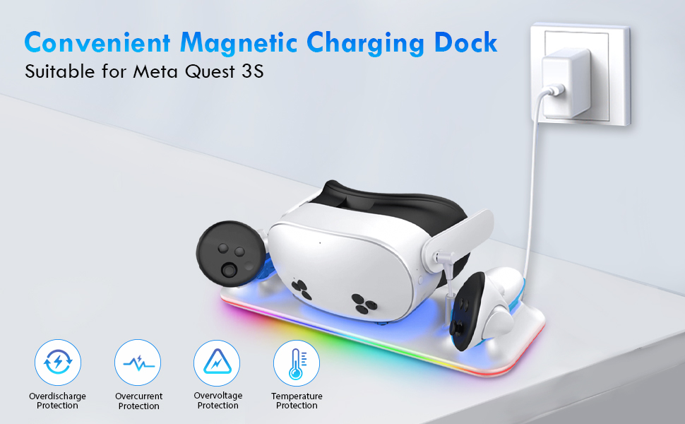 meta quest 3s charging dock