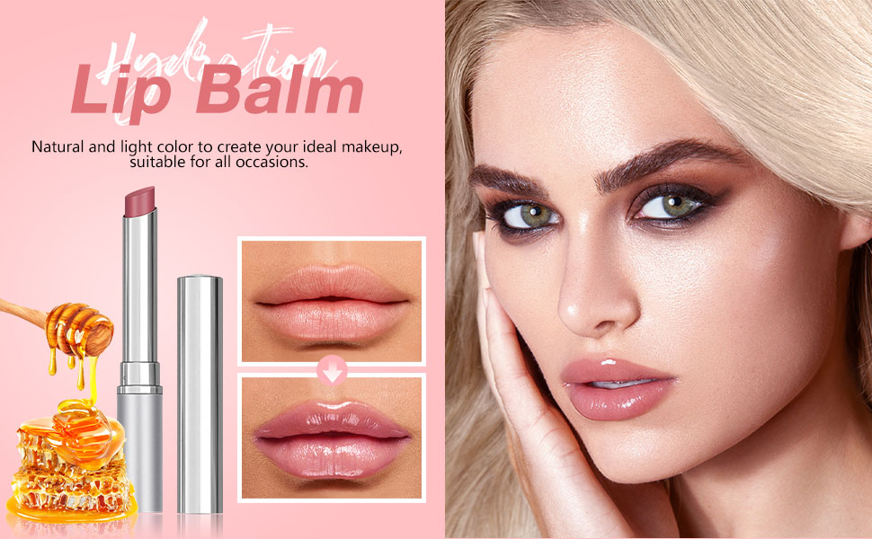 Natural Honey Nourishing Lipstick Long Lasting Tinted Lip Balm