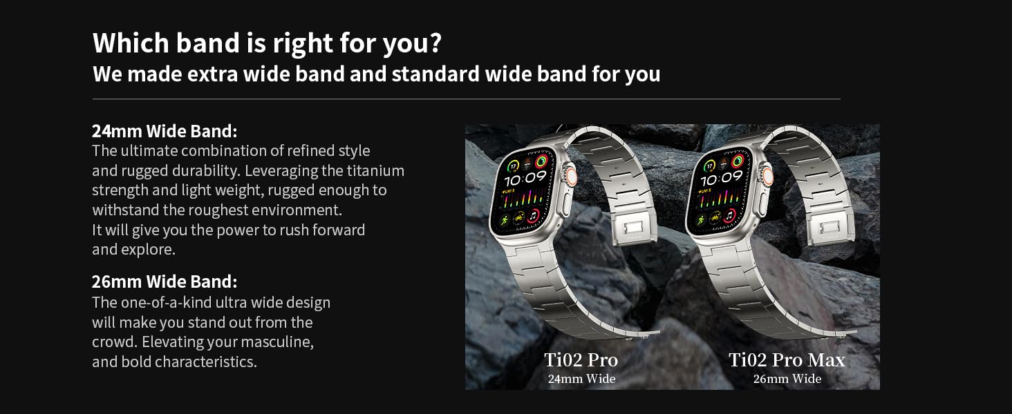 titanium watch band