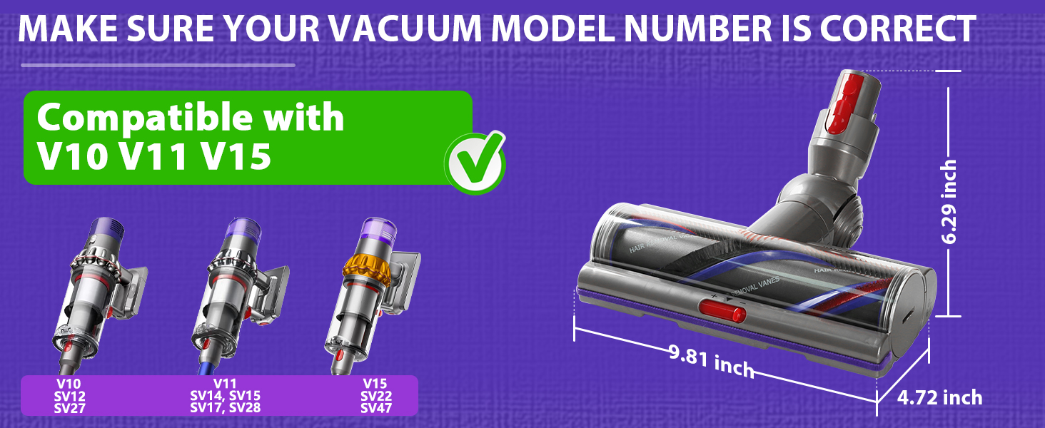 For dyson vacuum attchments