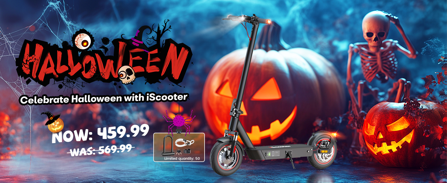iScooter Electric Scooter Adults, 30 Miles Long Range, 25