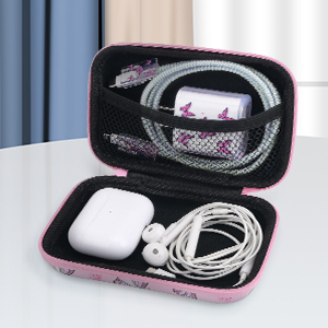 Amazon.com: Phone Charger Storage Case Set with Purple 3D