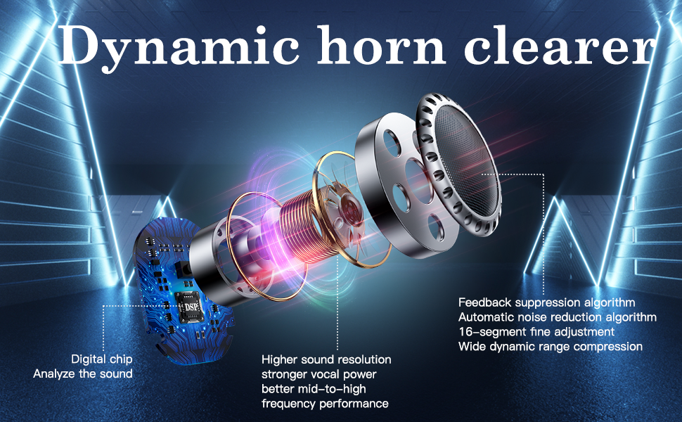 Hearing aid for aldult