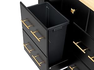 kitchen island with garbage bin moveable kitchen island kitchen cabinet with countertop