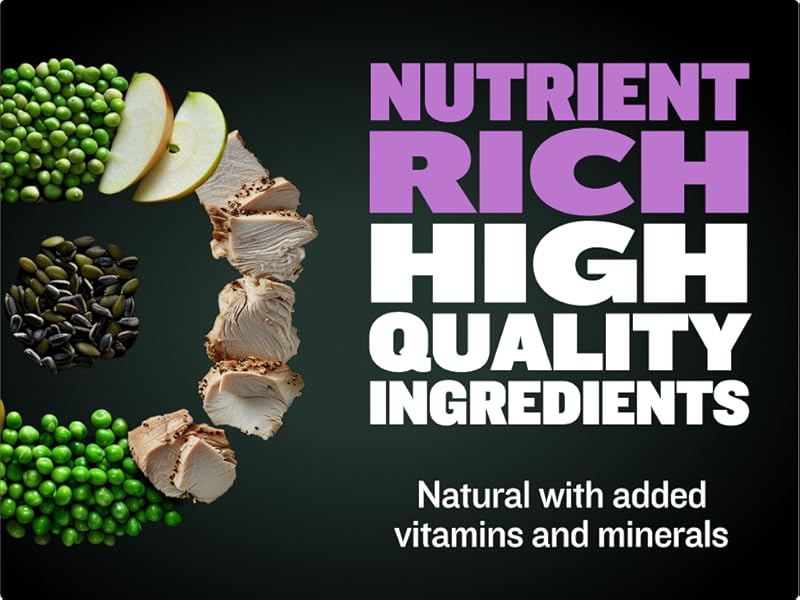 Nutrient rich high quality ingredients naturally added with vitamins and minerals