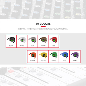 Colored baking paint xlr connector