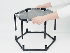 Join the upper and lower layers together